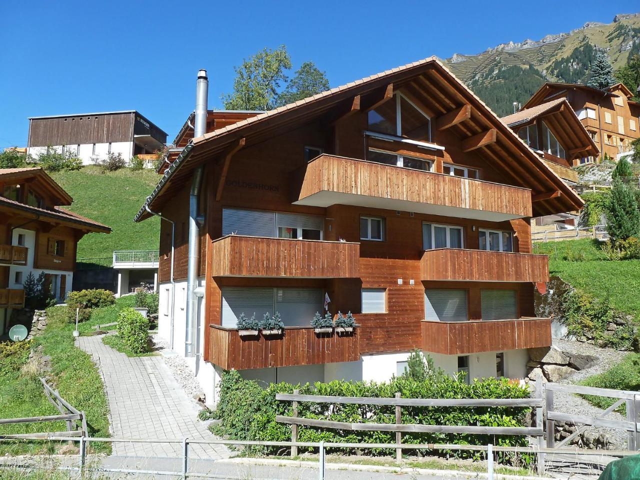 Apartment Goldenhorn Apt-F By Interhome Wengen Dış mekan fotoğraf